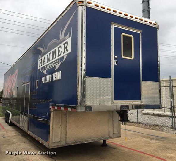 image for item DA5253 2004 Haulmark three car enclosed race car hauler