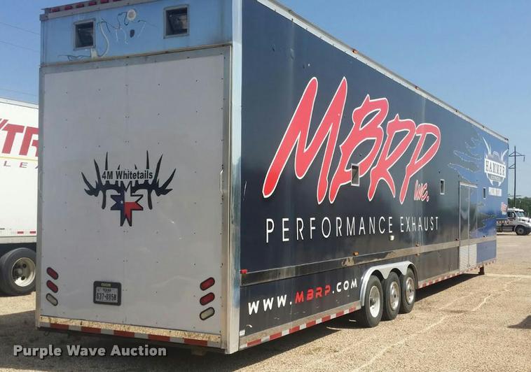 image for item DA5253 2004 Haulmark three car enclosed race car hauler