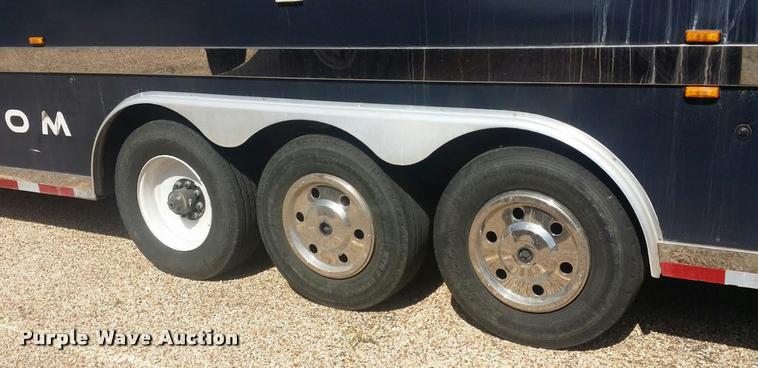 image for item DA5253 2004 Haulmark three car enclosed race car hauler