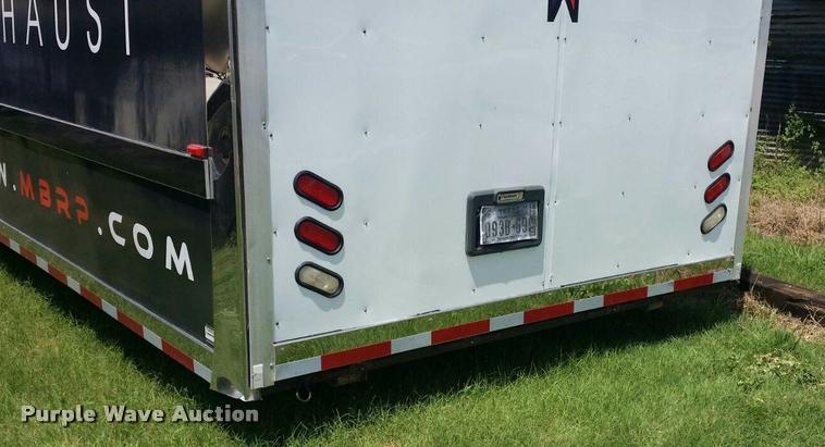 image for item DA5253 2004 Haulmark three car enclosed race car hauler