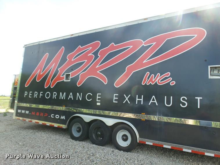 image for item DA5253 2004 Haulmark three car enclosed race car hauler