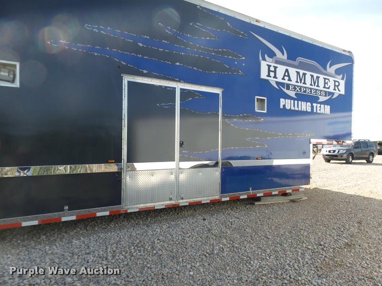 image for item DA5253 2004 Haulmark three car enclosed race car hauler
