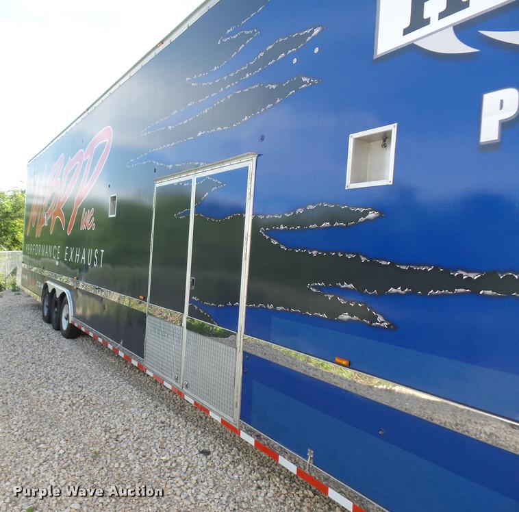 image for item DA5253 2004 Haulmark three car enclosed race car hauler