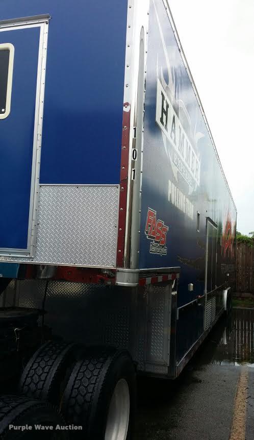 image for item DA5253 2004 Haulmark three car enclosed race car hauler