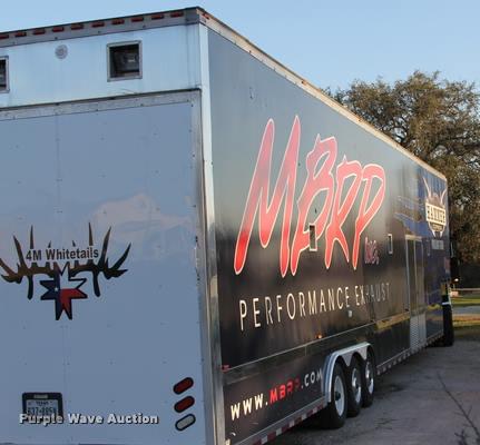 image for item DA5253 2004 Haulmark three car enclosed race car hauler