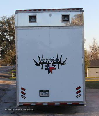 image for item DA5253 2004 Haulmark three car enclosed race car hauler
