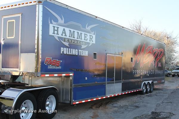 image for item DA5253 2004 Haulmark three car enclosed race car hauler