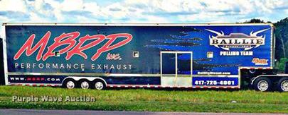 image for item DA5253 2004 Haulmark three car enclosed race car hauler
