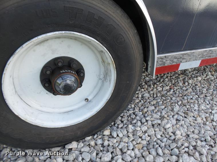 image for item DA5253 2004 Haulmark three car enclosed race car hauler