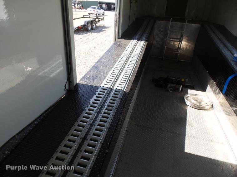 image for item DA5253 2004 Haulmark three car enclosed race car hauler