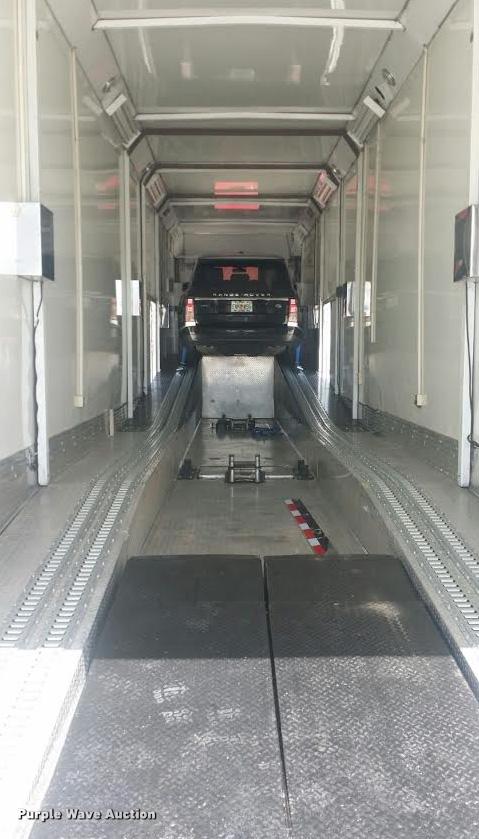 image for item DA5253 2004 Haulmark three car enclosed race car hauler