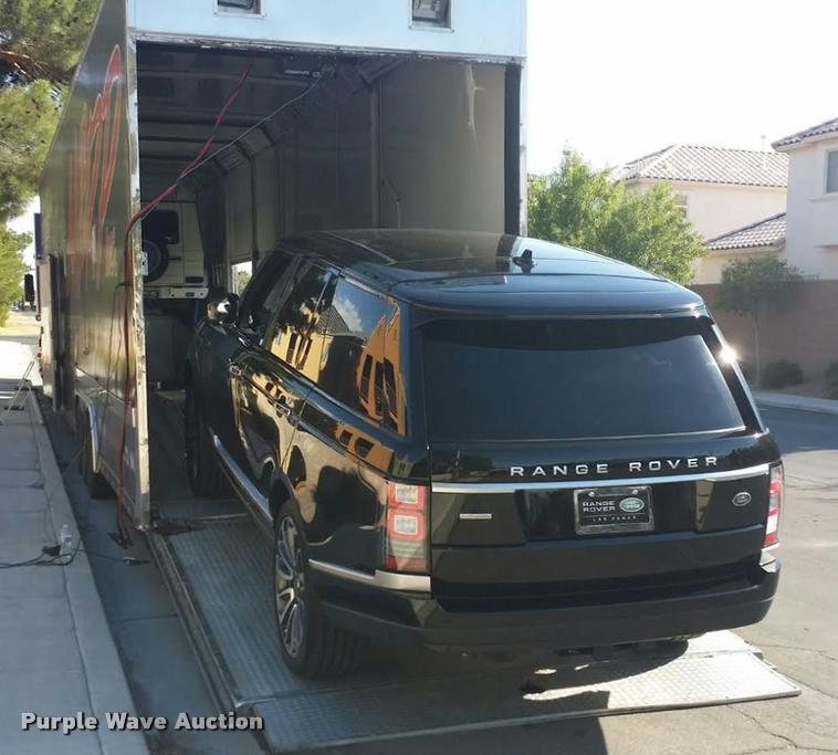 image for item DA5253 2004 Haulmark three car enclosed race car hauler