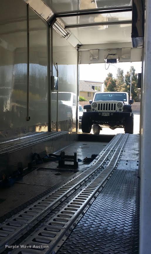 image for item DA5253 2004 Haulmark three car enclosed race car hauler