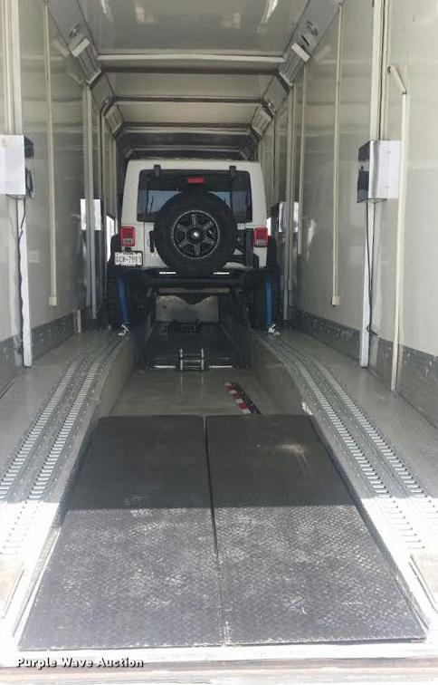 image for item DA5253 2004 Haulmark three car enclosed race car hauler