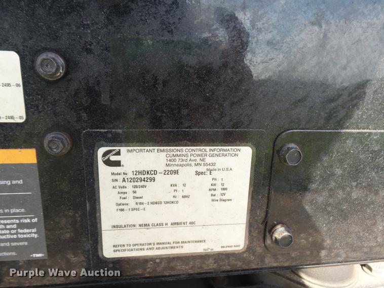 image for item DA5254 2012 Continental four car stacker trailer