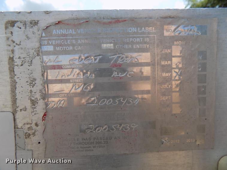 image for item DB2276 2000 Transcraft Eagle flatbed trailer