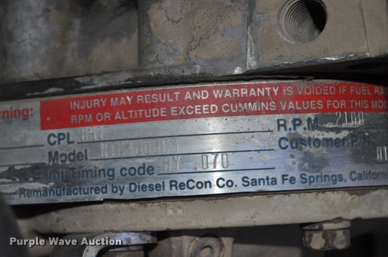 image for item L5229 1986 International F9370 semi truck