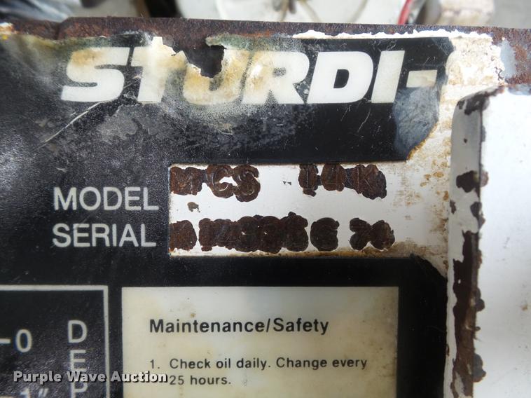 image for item CC9562 Sturdi-Saw MC5-14H concrete saw