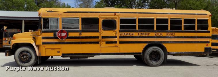 image for item DA0698 1996 Chevrolet school bus