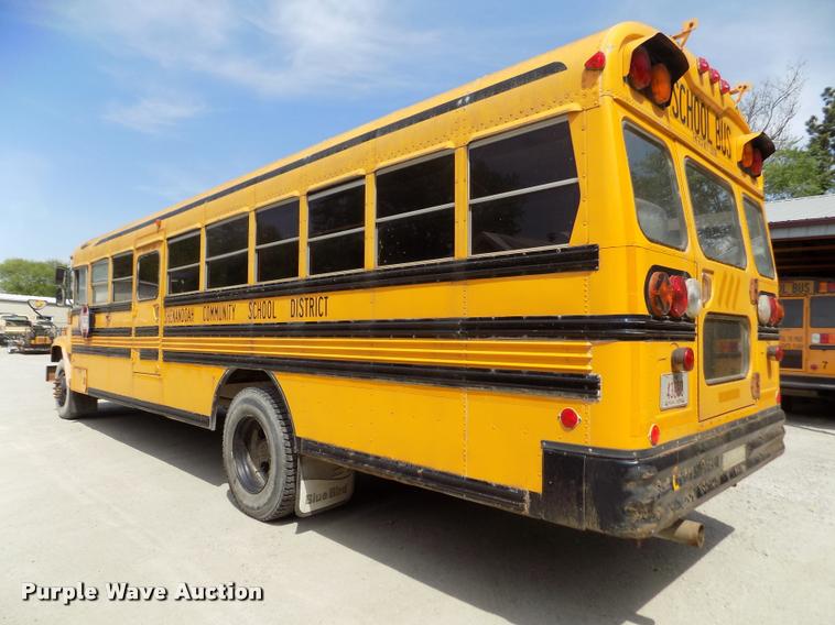 image for item DA0698 1996 Chevrolet school bus