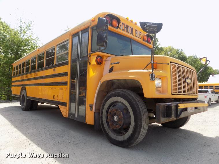 image for item DA0698 1996 Chevrolet school bus