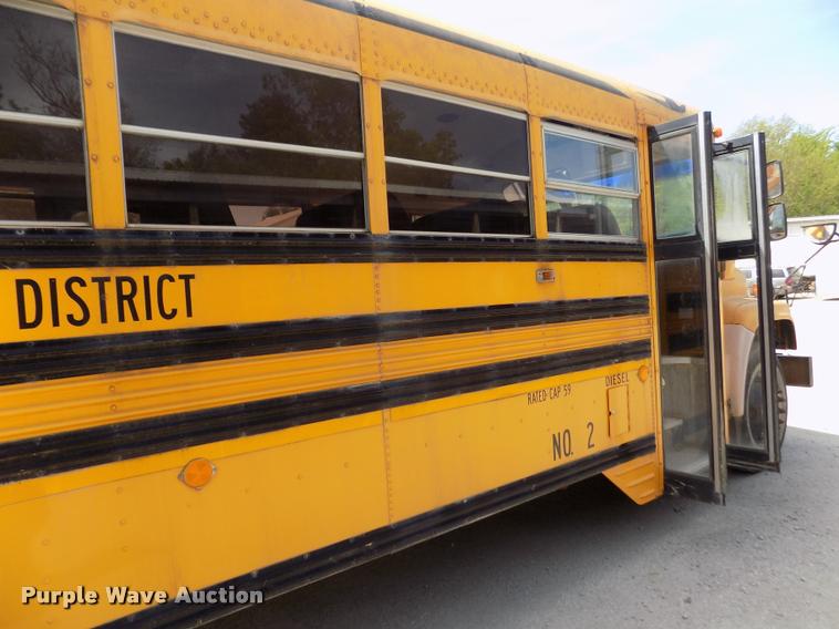 image for item DA0698 1996 Chevrolet school bus