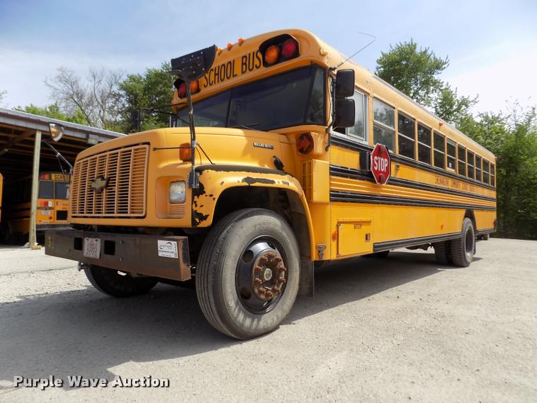 image for item DA0699 1997 Chevrolet school bus