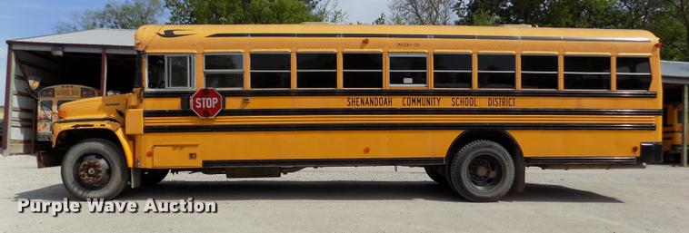 image for item DA0699 1997 Chevrolet school bus