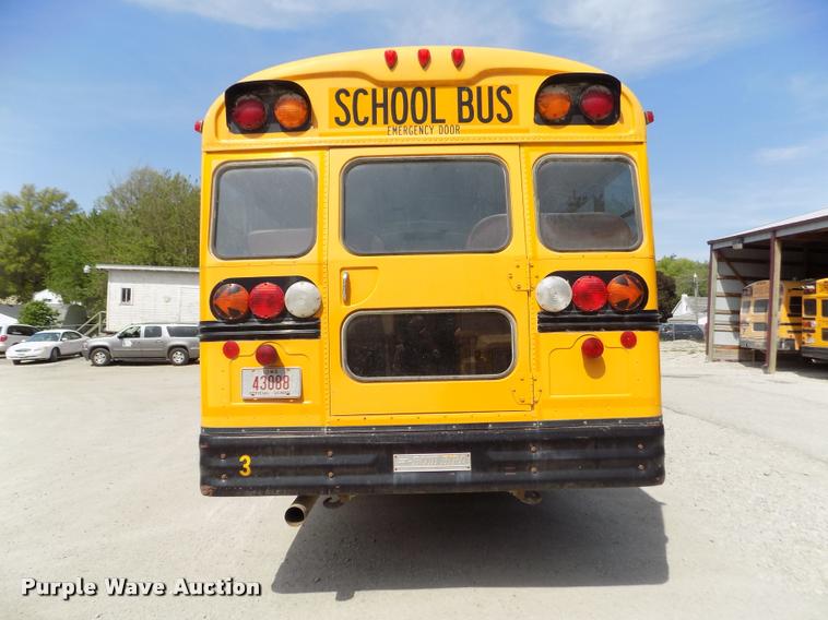 image for item DA0699 1997 Chevrolet school bus