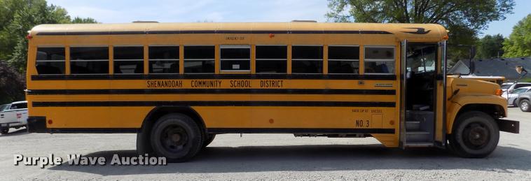 image for item DA0699 1997 Chevrolet school bus