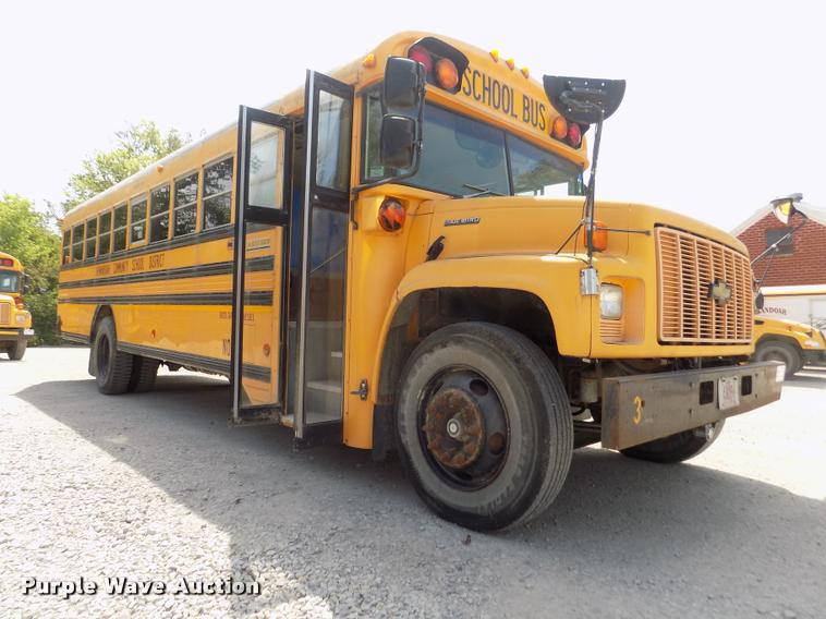 image for item DA0699 1997 Chevrolet school bus