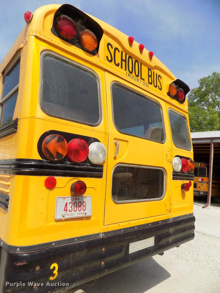 image for item DA0699 1997 Chevrolet school bus