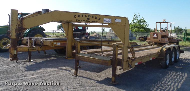 image for item DA6118 1997 Childers equipment trailer