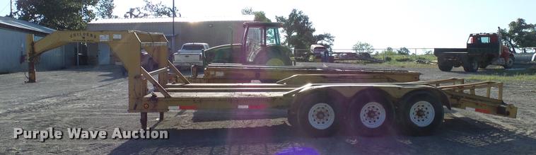 image for item DA6118 1997 Childers equipment trailer