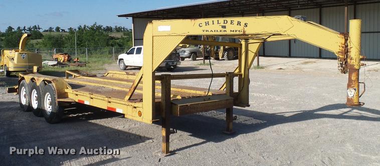 image for item DA6118 1997 Childers equipment trailer