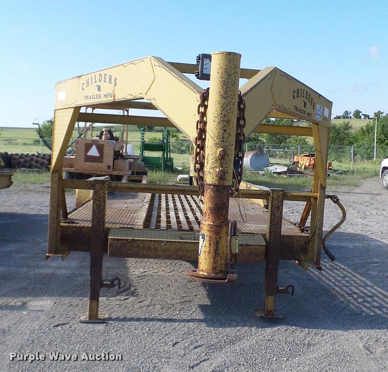 image for item DA6118 1997 Childers equipment trailer