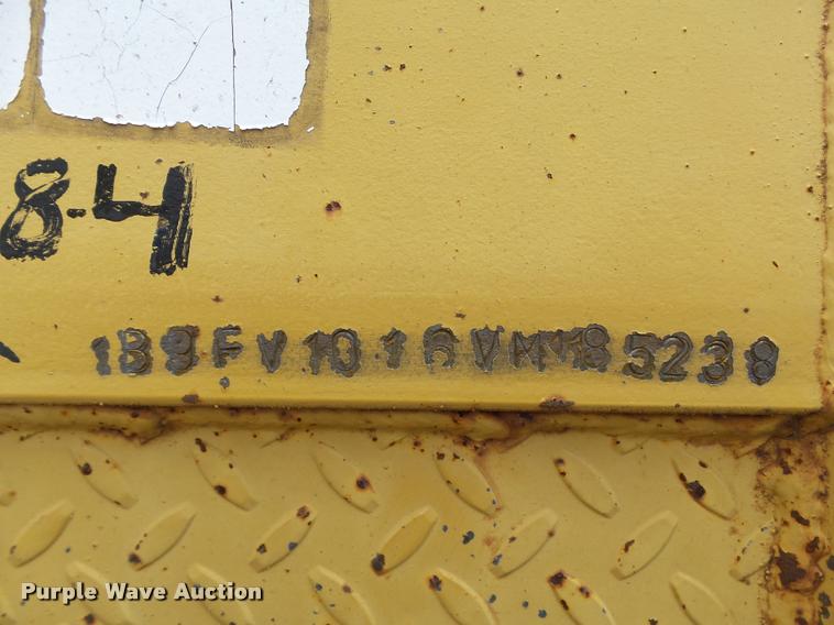 image for item DA6118 1997 Childers equipment trailer