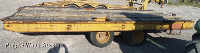 image for item DA6119 1967 Belshe tilt deck equipment trailer