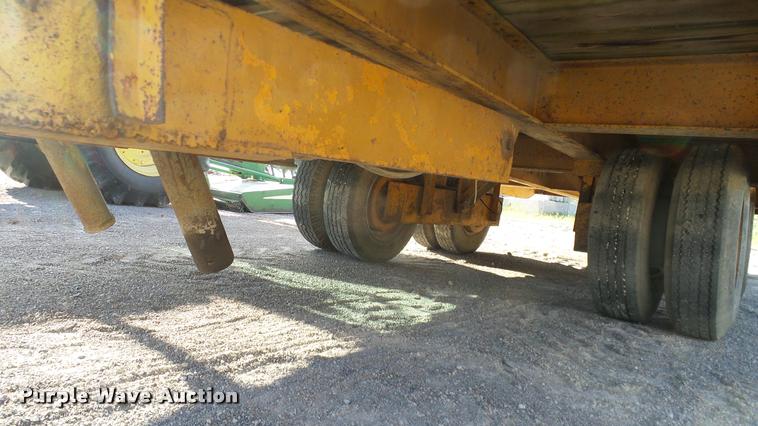 image for item DA6119 1967 Belshe tilt deck equipment trailer