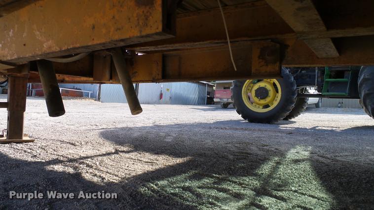 image for item DA6119 1967 Belshe tilt deck equipment trailer