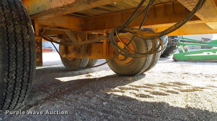 image for item DA6119 1967 Belshe tilt deck equipment trailer