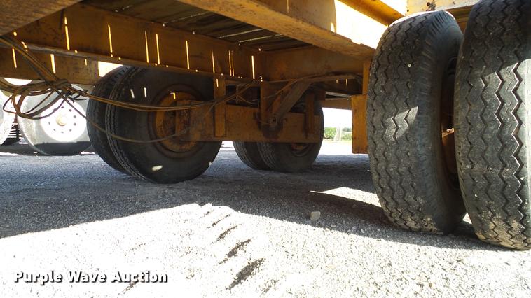 image for item DA6119 1967 Belshe tilt deck equipment trailer