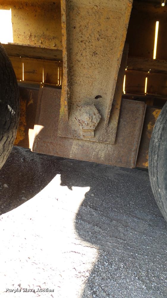 image for item DA6119 1967 Belshe tilt deck equipment trailer