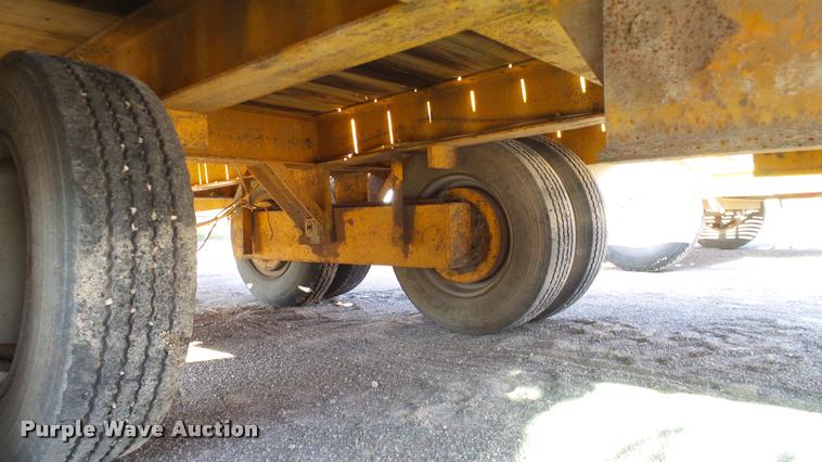image for item DA6119 1967 Belshe tilt deck equipment trailer