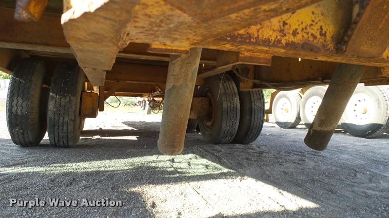 image for item DA6119 1967 Belshe tilt deck equipment trailer