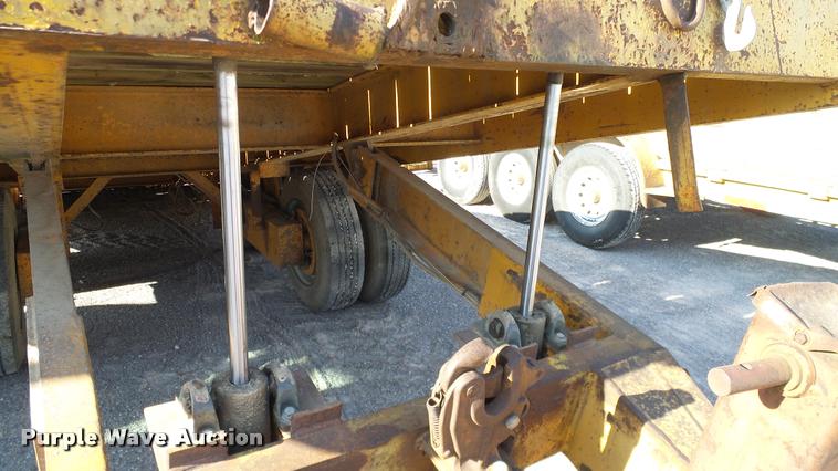 image for item DA6119 1967 Belshe tilt deck equipment trailer