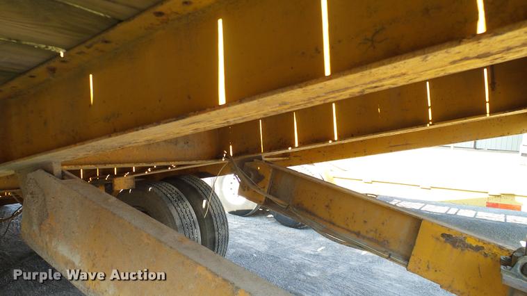 image for item DA6119 1967 Belshe tilt deck equipment trailer