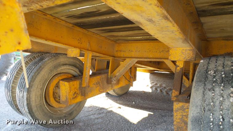 image for item DA6119 1967 Belshe tilt deck equipment trailer