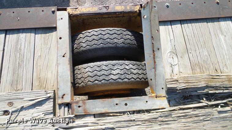 image for item DA6119 1967 Belshe tilt deck equipment trailer