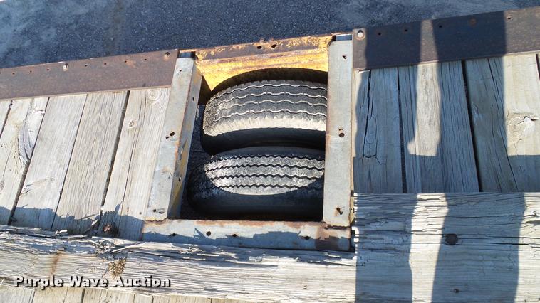 image for item DA6119 1967 Belshe tilt deck equipment trailer